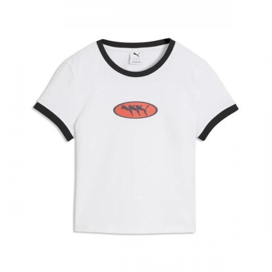 Foto van product PUMA Shirt 'FUTURE.PUMA.ARCHIVE' oranje / zwart / wit