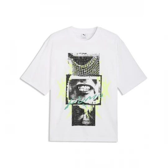 Foto van product PUMA Shirt geel / zwart / wit