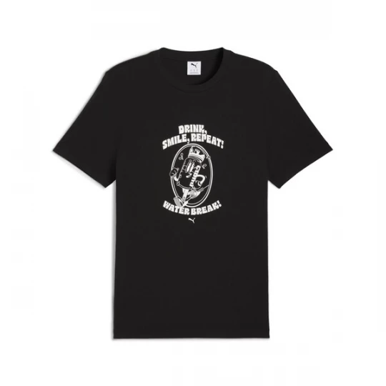 Foto van product PUMA Shirt 'Graphic Water' zwart / wit