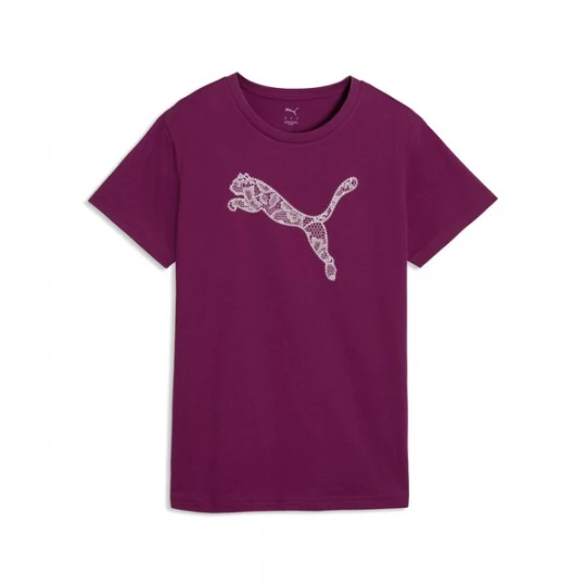 Foto van product PUMA Shirt 'Graphics Lace Cat' fuchsia / wit
