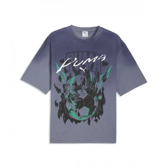 Foto van product PUMA Shirt lichtgrijs / groen / zwart / wit