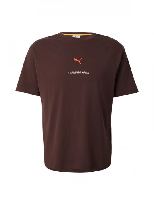 Foto van product PUMA Shirt 'McLaren Racing' chocoladebruin / lichtrood / zwart / offwhite