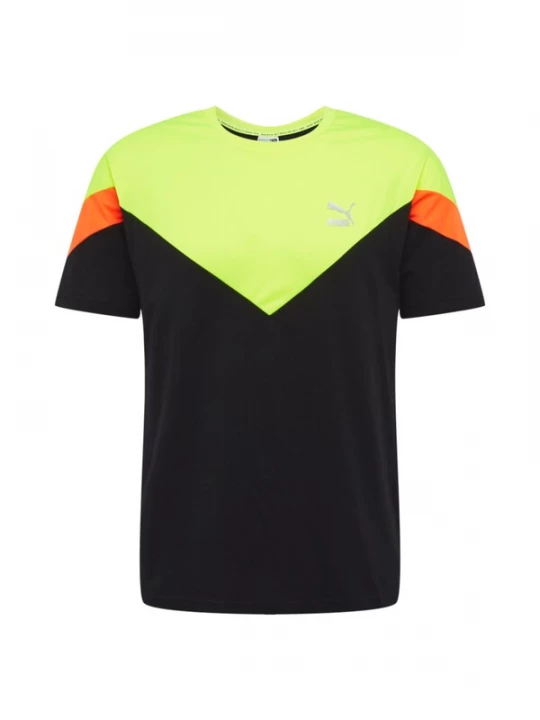 Foto van product PUMA Shirt 'MCS' appel / donkeroranje / zwart