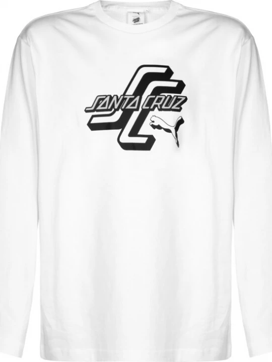 Foto van product PUMA Shirt 'Puma x Santa Cruz' zwart / wit