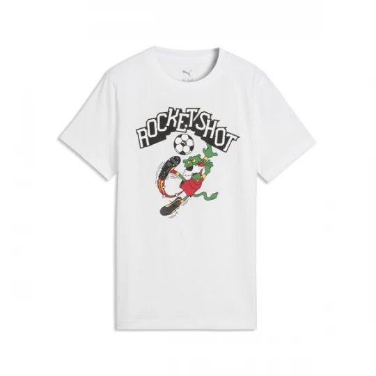 Foto van product PUMA Shirt 'Super Puma' grasgroen / kersrood / zwart / wit