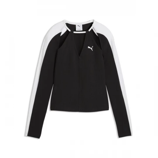 Foto van product PUMA Shirt 'T7' zwart / wit