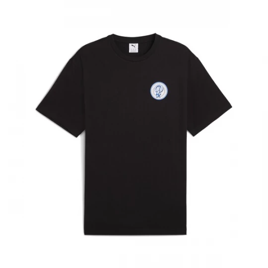 Foto van product PUMA Shirt 'Wardrobe Essentials' blauw / zwart / wit