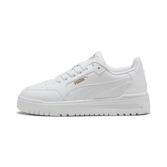 Foto van product PUMA Shuffle Downtown Low sneakers, Wit / Goud