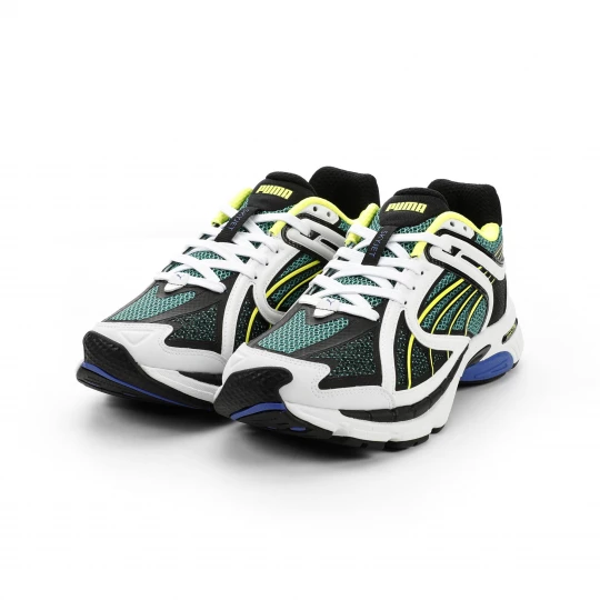 Foto van product PUMA SkyJet uniseks sneakers, Groen / Zwart / Wit