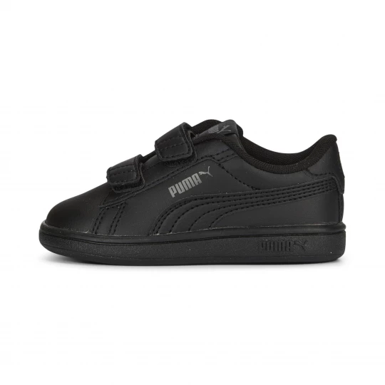 Foto van product PUMA Smash 3.0 leren V sneakers, Zwart / Grijs