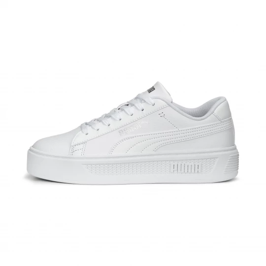 Foto van product PUMA Smash Platform v3 sneakers voor Dames, Wit / Zilver