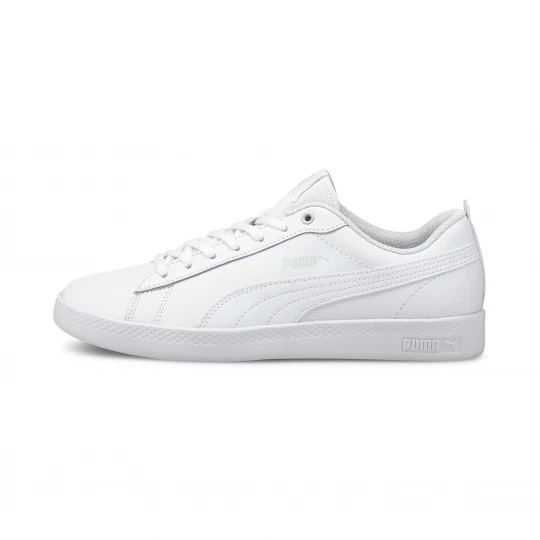 Foto van product PUMA Smash v2 leren sportschoenen voor Dames, Wit