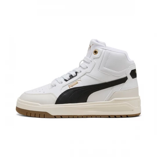 Foto van product PUMA Sneakers hoog lichtbeige / goud / zwart / wit