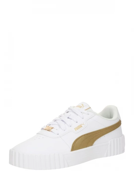 Foto van product PUMA Sneakers laag 'Carina 3.0' goud / olijfgroen / wit