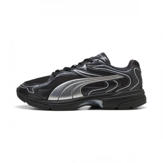 Foto van product PUMA Sneakers laag 'Extos' zwart / zilver