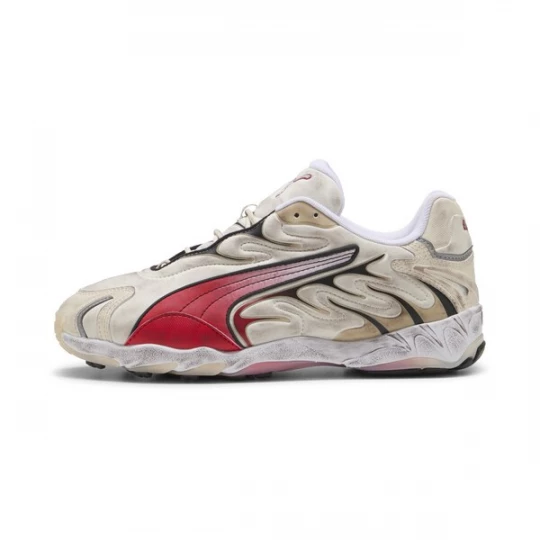 Foto van product PUMA Sneakers laag 'Inhale Distressed' lichtbruin / rood / zwart / wolwit