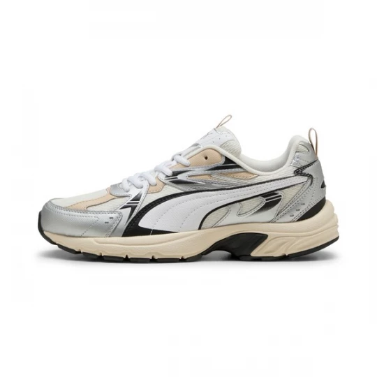 Foto van product PUMA Sneakers laag 'Milenio' crème / zwart / zilver / wit
