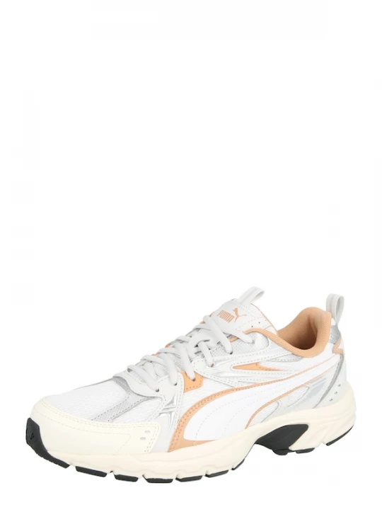 Foto van product PUMA Sneakers laag 'Milenio' zilvergrijs / oranje / wit