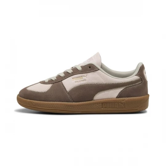 Foto van product PUMA Sneakers laag 'Palermo Wine Club' beige / chocoladebruin / goud