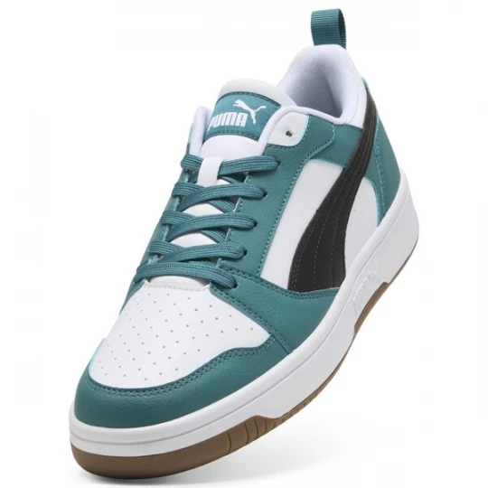 Foto van product PUMA Sneakers laag 'Rebound V6' smaragd / zwart / wit