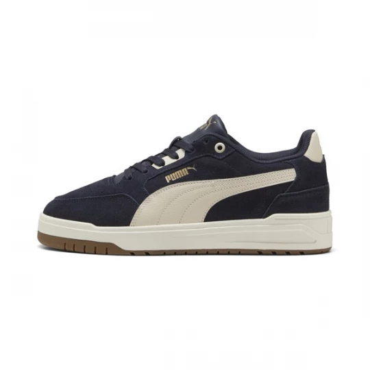 Foto van product PUMA Sneakers laag 'Shuffle Downtown' lichtbeige / navy / goud