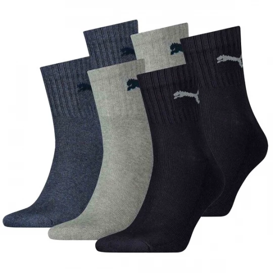Foto van product PUMA Sokken blauw gemêleerd / grijs gemêleerd / petrol / zwart