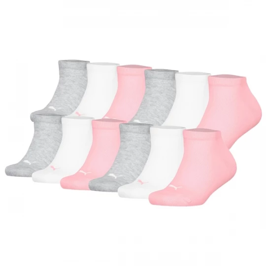 Foto van product PUMA Sokken grijs gemêleerd / pink / wit