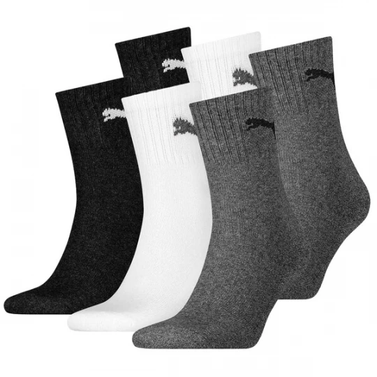 Foto van product PUMA Sokken grijs gemêleerd / zwart / wit