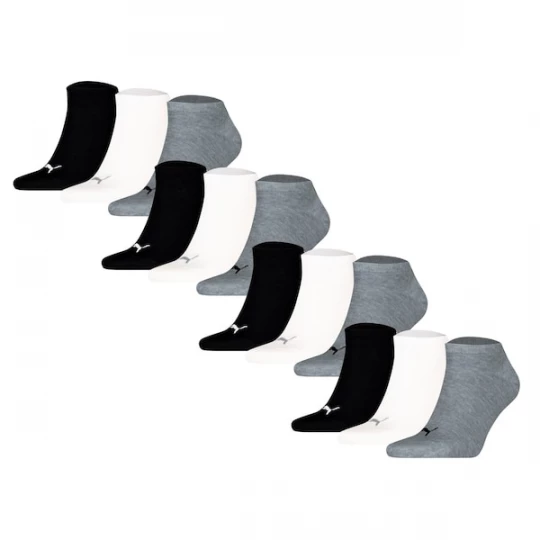 Foto van product PUMA Sokken grijs gemêleerd / zwart / wit