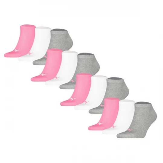 Foto van product PUMA Sokken grijs / rosa / wit