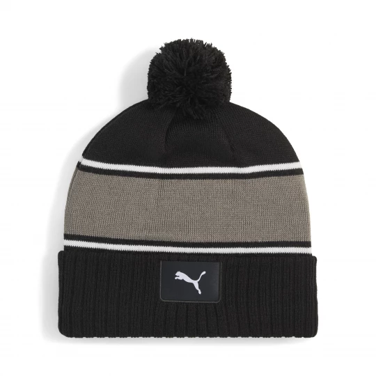 Foto van product PUMA Sport beanie met pompon voor Heren, Zwart / Grijs