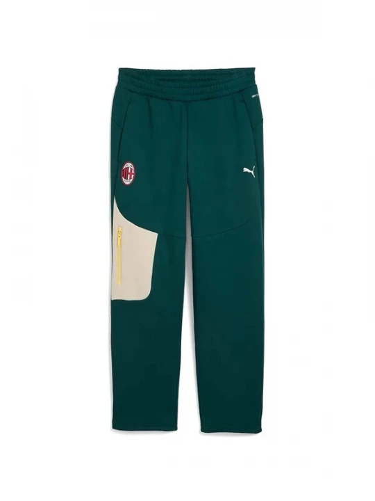 Foto van product PUMA Sportbroek 'Acm' lichtbeige / spar / donkerrood / wit