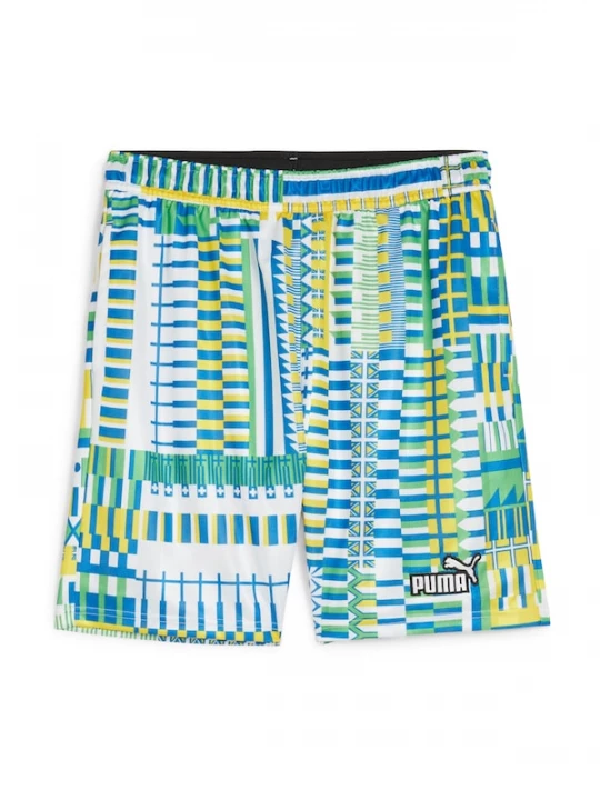 Foto van product PUMA Sportbroek azuur / citroen / limoen / wit