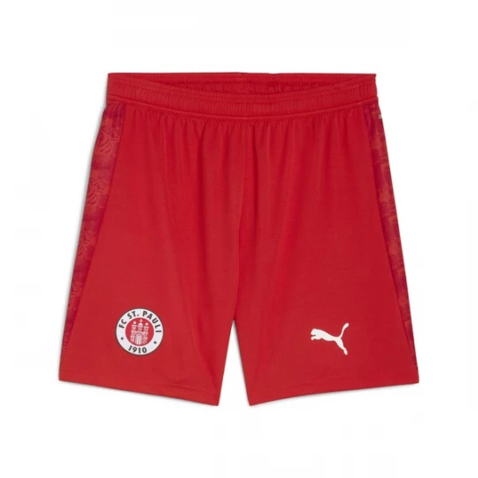 Foto van product PUMA Sportbroek 'FC St. Pauli 25 / 26' rood / grenadine / zwart / wit