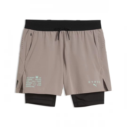Foto van product PUMA Sportbroek greige / mintgroen / zwart