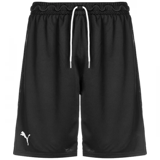 Foto van product PUMA Sportbroek 'Hoops Team Practice' zwart / wit