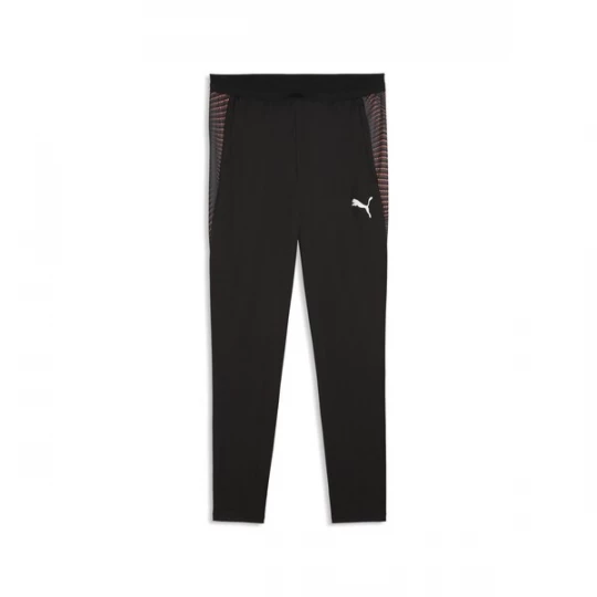 Foto van product PUMA Sportbroek 'Individual Final' donkergrijs / pastelrood / zwart / wit