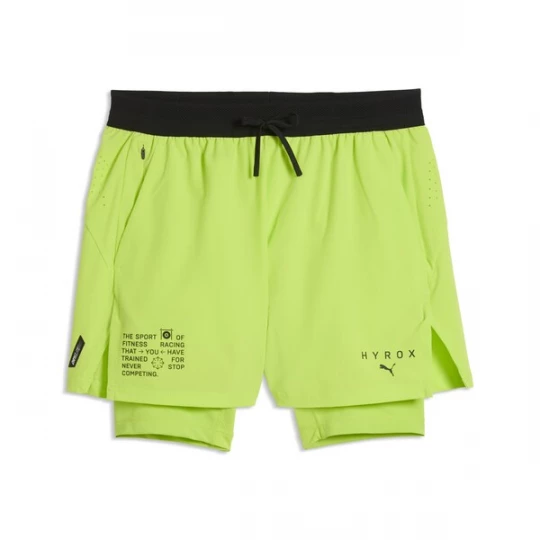 Foto van product PUMA Sportbroek neongroen / zwart