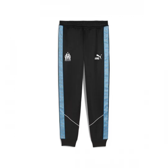 Foto van product PUMA Sportbroek 'Olympique de Marseille King Anthem' lichtblauw / zwart / wit