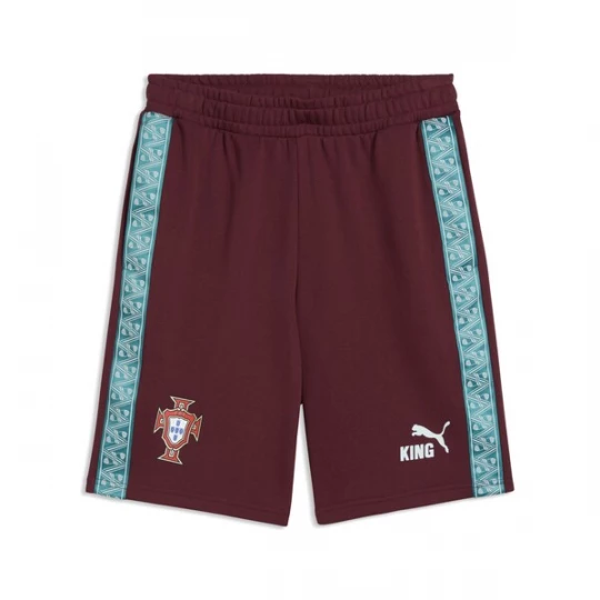 Foto van product PUMA Sportbroek 'Portugal King' lichtblauw / robijnrood / wit