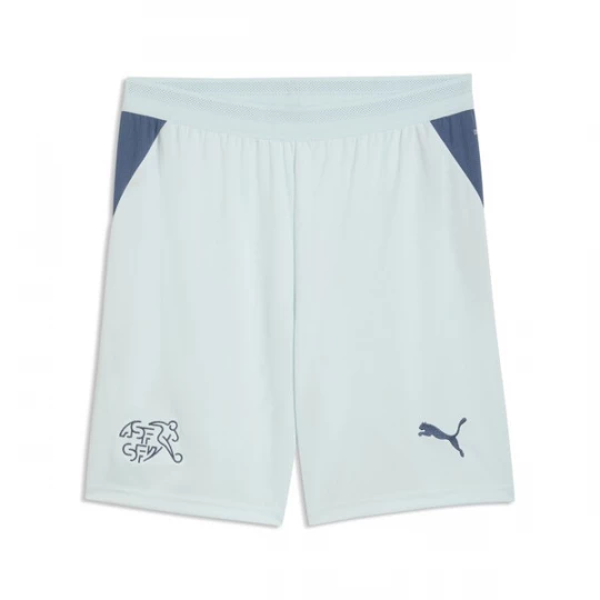 Foto van product PUMA Sportbroek 'Schweiz 2026' navy / lichtblauw