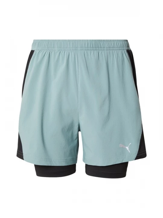 Foto van product PUMA Sportbroek 'VELOCITY' mintgroen / zwart / zilver