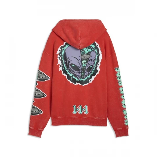 Foto van product PUMA Sportjas 'Melo World' gemengde kleuren / vuurrood