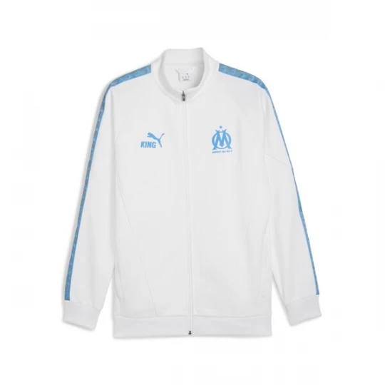 Foto van product PUMA Sportjas 'Olympique de Marseille King Anthem' blauw / donkergrijs / wit