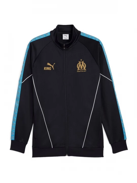 Foto van product PUMA Sportjas 'Olympique Marseille King Anthem' navy / azuur / mosterd / wit