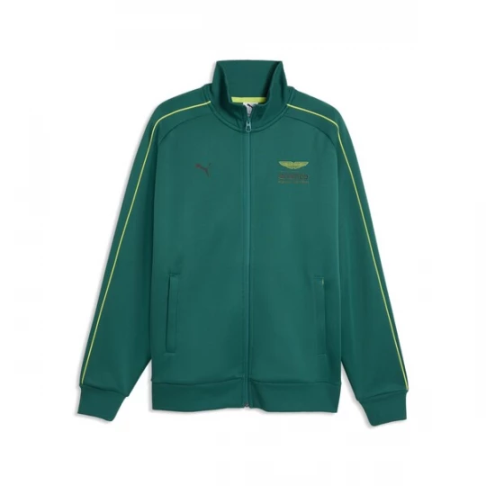 Foto van product PUMA Sportjas 'PUMA x ASTON MARTIN ARAMCO F1® TEAM T7' geel / smaragd / zwart