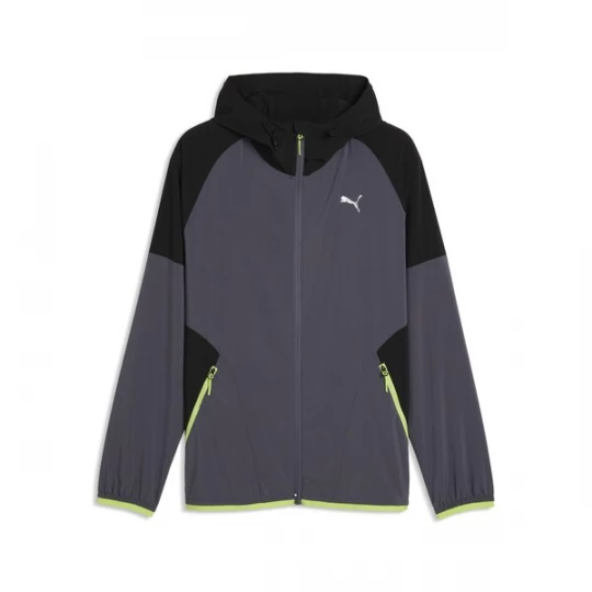 Foto van product PUMA Sportjas 'PWRTRAIN' donkergrijs / zwart / wit