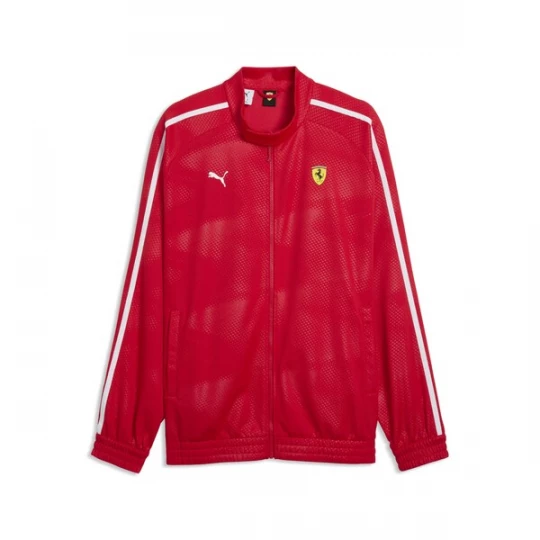 Foto van product PUMA Sportjas 'Scuderia Ferrari T7' geel / vuurrood / wit
