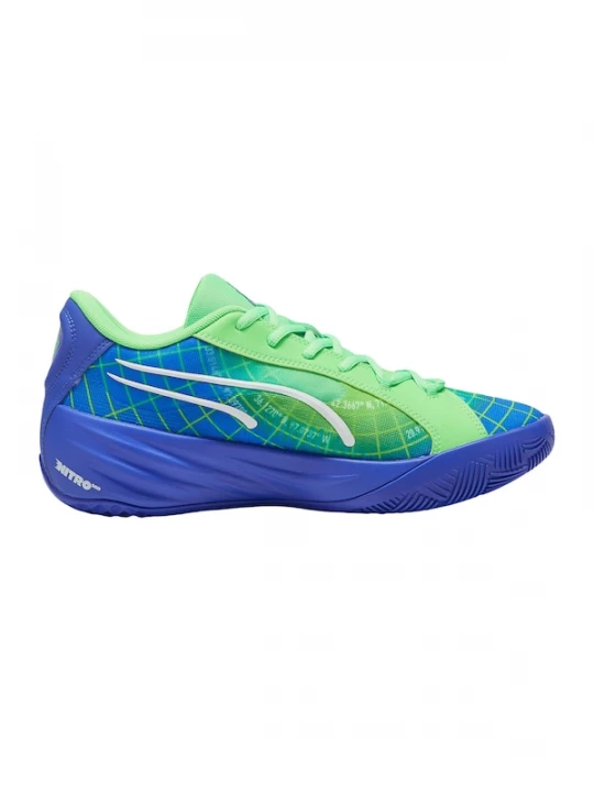 Foto van product PUMA Sportschoen 'All-Pro NITRO Marcus Smart' blauw / groen / limoen