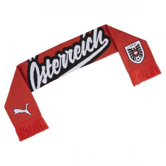 Foto van product PUMA Sportsjaal 'Österreich' kersrood / zwart / wit